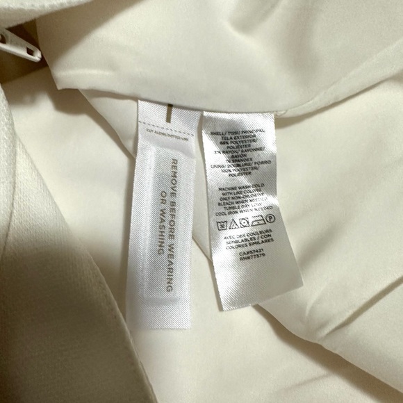 NWOT Ann Taylor Petite Slim Pants in Winter White Color - Picture 7 of 9